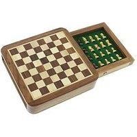 Travel Magnetic Chess Board Set with Drawer - Emporium Collection