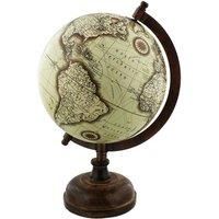 Harvey Makin Emporium Collection Globe With Metal & Wooden Base 27Cm