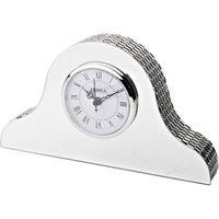 Glass Mirror Napoleon Mantel Clock