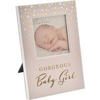 Bambino Paperwrap Design Pink Photo Frame 4" x 4" Baby Girl