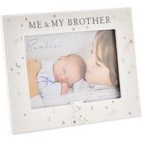 Bambino Me and My Brother Photo Frame With Raised Teddy Icon Resin Mould
