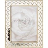 Juliana Impressions Lattice Cut Metal Photo Frame 5" x 7"