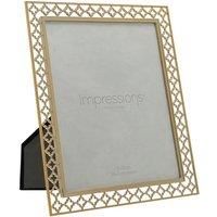 Impressions Lattice Cut Metal Photo Photo Picture Frame - Ideal Gift