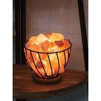 Salt Oil Burner Natural Crystal Air Purifier Himalayan Rock - Reduced Stress