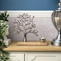Tree of Life on Plinthe Single Tea Light Candle Holder