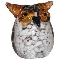 Objets d'art Objets D'art Miniature Glass Figurine - Owl