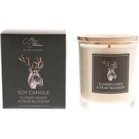 Meg Hawkins Stag Design Elderflower & Pear Blossom Fragrance Candle 250g