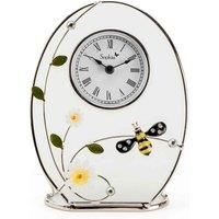 widdop Sophia Mantel Wire & Glass Bee Clock