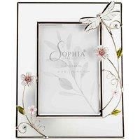 Sophia Classic Glass & Wire Dragonfly Frame 4inch X 6inch