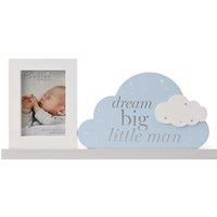 Mantel Plaque Frame "Dream Big Little Man" 37cm
