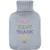 Love Life Hot Water Bottle with Cover - Not Today Thank You