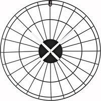 Wire Wall Clock 50cm