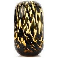 Hestia Tortoise Shell Glass Vase - 22Cm
