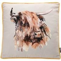 Meg Hawkins Scatter Cushion - Highland Cow