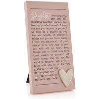 Daughter Moments Plaque