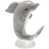Objets d'art Miniature Glass Figurine - Dolphin