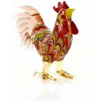 Objets d'art Objets D'art Miniature Glass Figurine - Rooster