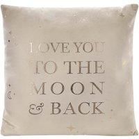 Bambino Moon and Back Velvet Cushion