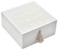 Wooden Keepsake Box "Moon & Back"