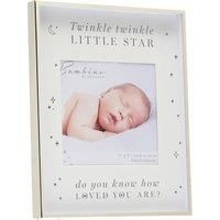 Metal Plated Twinkle Twinkle Photo Frame 5" x 5"