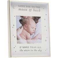 Metal Plated Moon & Back Photo Frame 5" x 5"