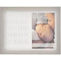 Metal Plated To The Moon & Back Photo Frame 4" x 6"