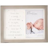 Metal Plated Read Me A Story Photo Frame 4" x 6"