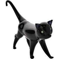 Objets d'art Objets D'art Miniature Glass Figurine - Black Cat