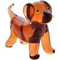 Glass Dog Figurine ornament home décor