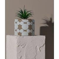 Disney Mickey Ceramic Footed Planter with Faux Plant, none
