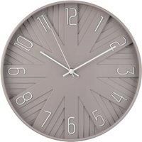 Hometime Round Wall Clock Dove Grey