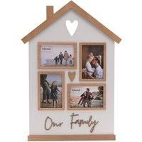 Moments Collage Photo Frame House Shaped