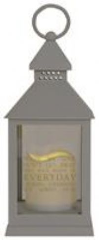 Widdop and Co Grey Graveside Memorial Battery Operated LED Lantern - Those We Love