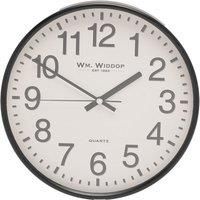 Widdop Bold Number Slimline Wall Clock