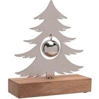 Large Silver Tree with Bauble Decoration