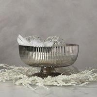 Hestia Large Decorative Silver Bowl