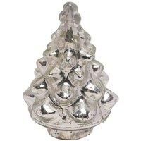 Recycled Glass Silver Christmas Tree Ornament