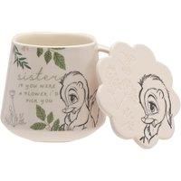 Disney Forest Friends Flower Mug & Coaster Set 'Sister'