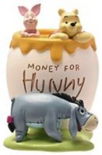 Winnie The Pooh Resin Money Bank Money for Hunny