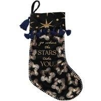 Black Velvet Stocking 'Go Where The Stars Take You'
