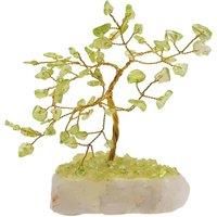 Mini Gemstone Tree Ornament 13cm - Peridot