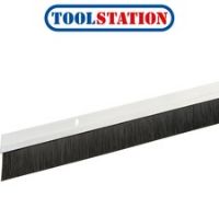 Stormguard Heavy Duty Brush Strip White 2134mm