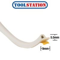 Stormguard EPDM Weatherstrip P Profile White 15m