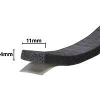 Stormguard Sureseal 4 Self-Adhesive Draught Excluder 15m in Black Foam