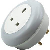 Uni-Com Plug-Through Colour Change Night Light with Dusk to Dawn Sensor, 3 Colour Settings, Energy Saving Long Life LEDs, Soft Light for Children’s Rooms, Bedrooms, Stairways & Hallways