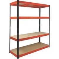 Rb Boss 4 Tier Wood Shelving Kit - 1800 x 1600 x 600mm 500kg Udl
