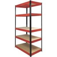 Shelf Depot 1800 x 900 x 400 mm 250 kg UDL RB Boss Shelf Kit with 5 MDF Shelves - Multi-Colour