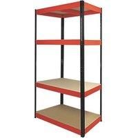 RB Boss 4-Tier Powder-Coated Steel Boltless Freestanding Shelving 900mm x 400mm x 1800mm (9585H)