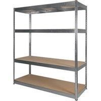 Rb Boss 4 Tier Wood Shelving Kit  1800 x 1600 x 600mm 300kg Udl