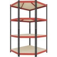 RB Boss Fastlok UDL/PC 4-Tier Steel Garage Shelving Unit 420mm x 750mm x 1800mm (684TW)